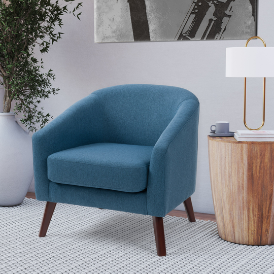 Elwood Modern Tub Chair in Blue