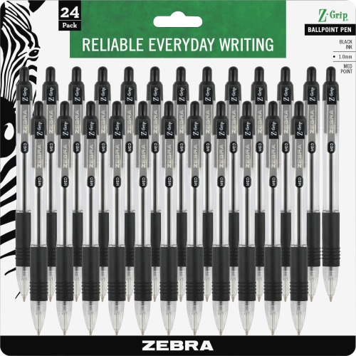 Zebra Pen Z-Grip Retractable Ballpoint Pens