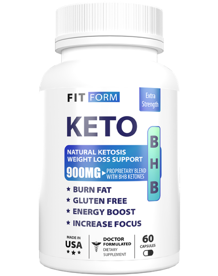 Fit Form Keto, Ketogenic Weight Loss Support, 60 Capsules, Free Shipping