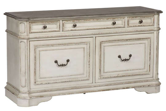 Magnolia Manor Antique White Cabinet