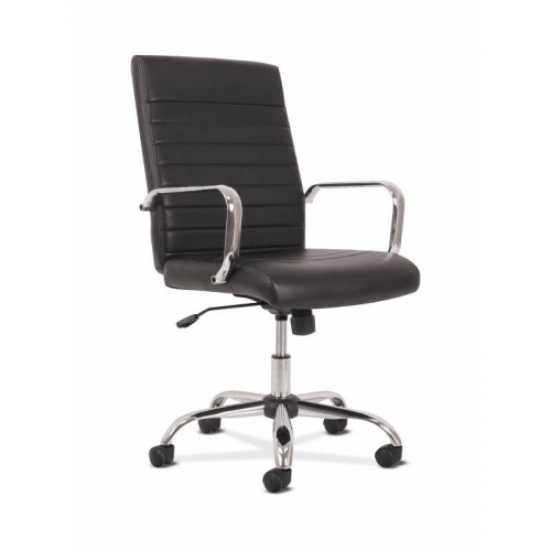 basyx by HON Exec Chair, Black Leather