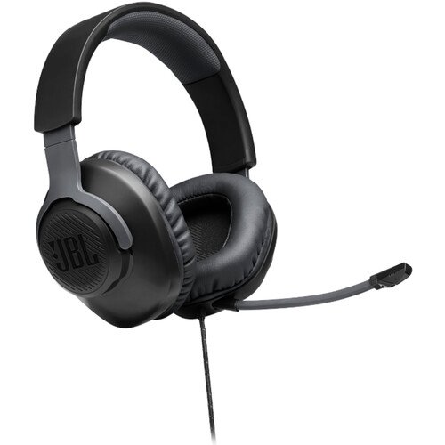 JBL Free WFH Wired Over-Ear Headset - Black