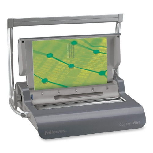 Fellowes Quasar Manual Wire Binding Machine w/ Starter Kit